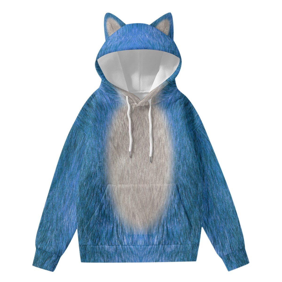 Adult Sonic Hoodie With Ears