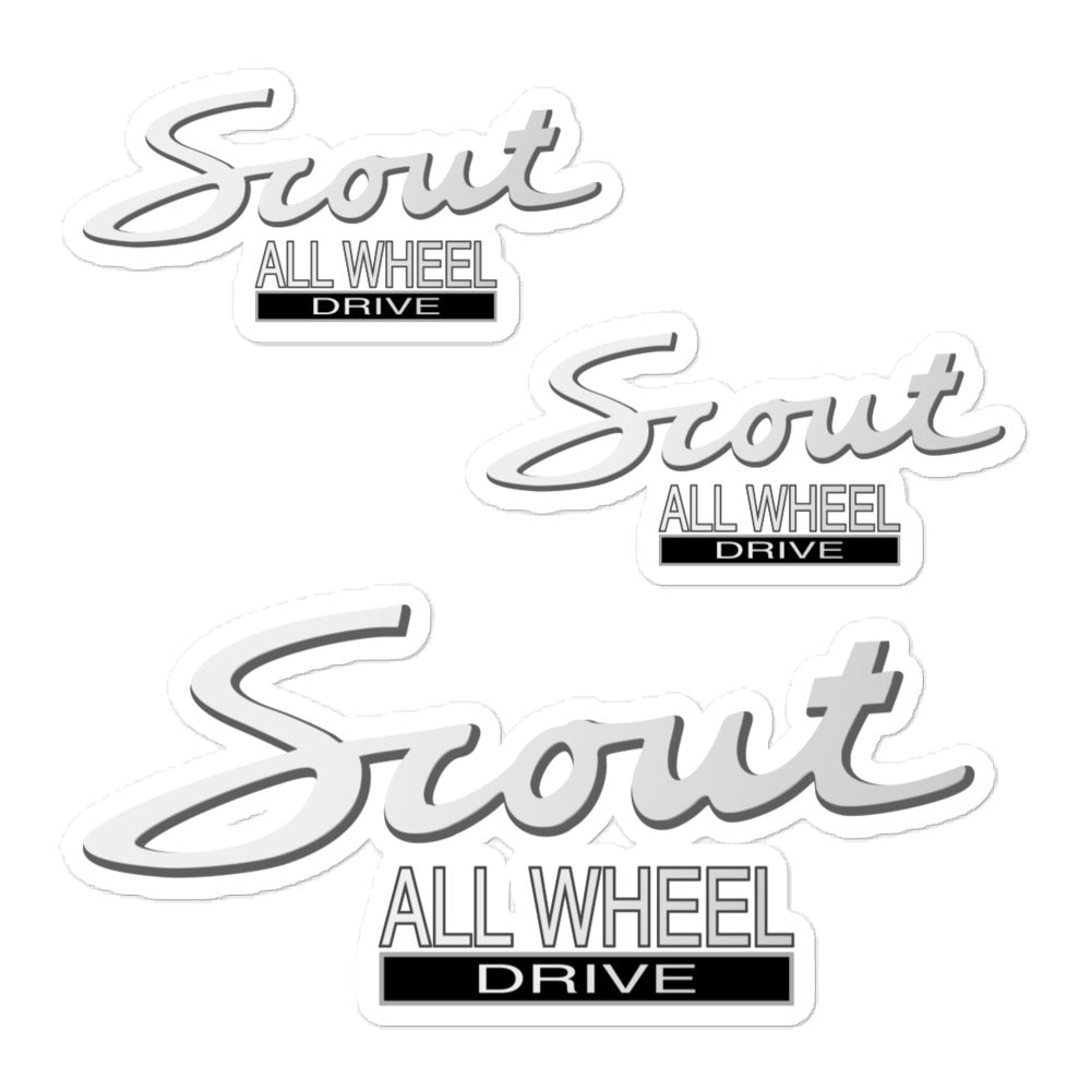 Scrut Sticker Scout Stickers ( 3 ) International – Judy's Emporium