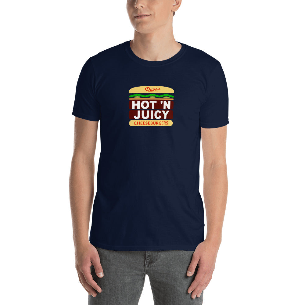 Dave's Hot N Juicy Vintage Crew Short-Sleeve Unisex T-Shirt