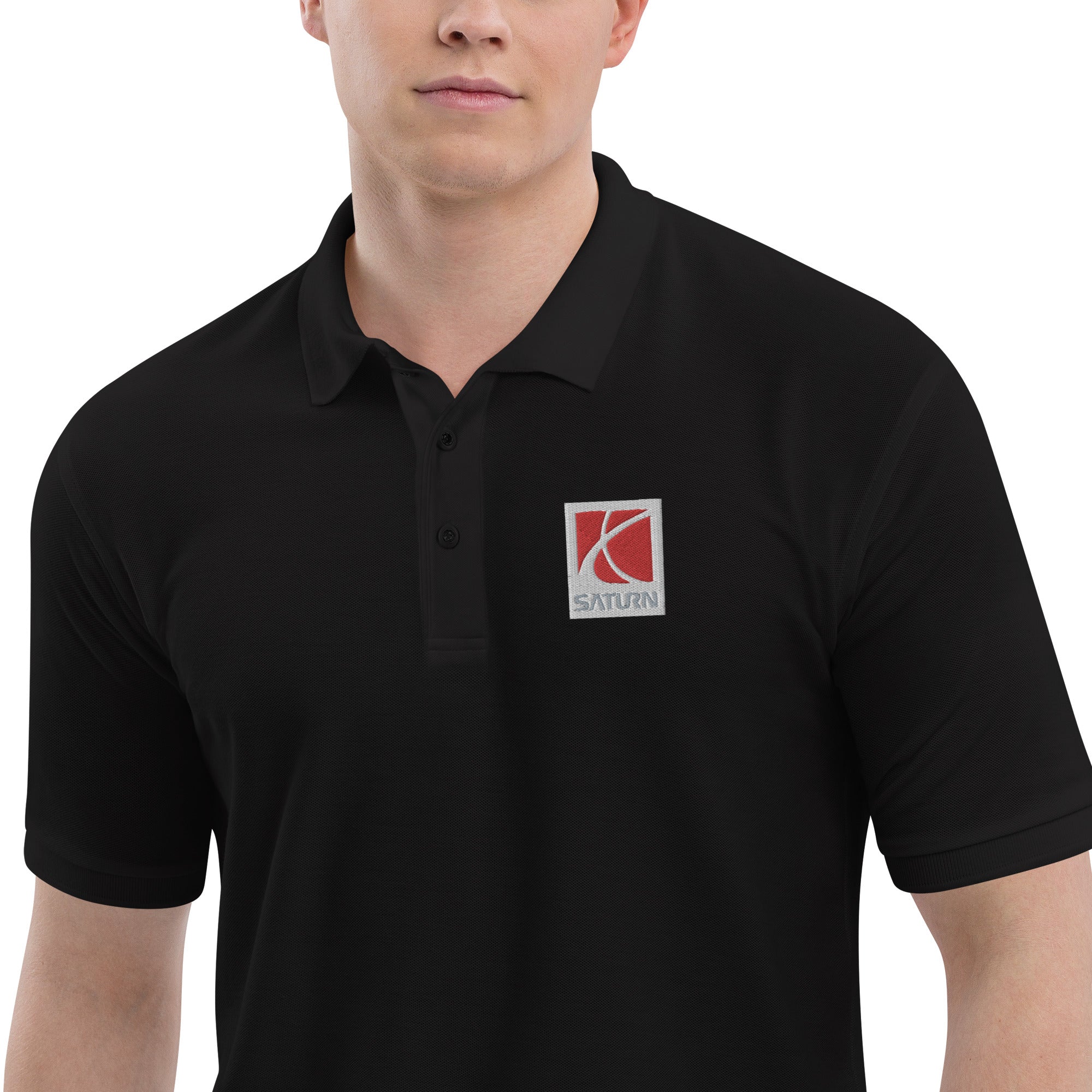 Saturn Men's Premium Embroidered Polo