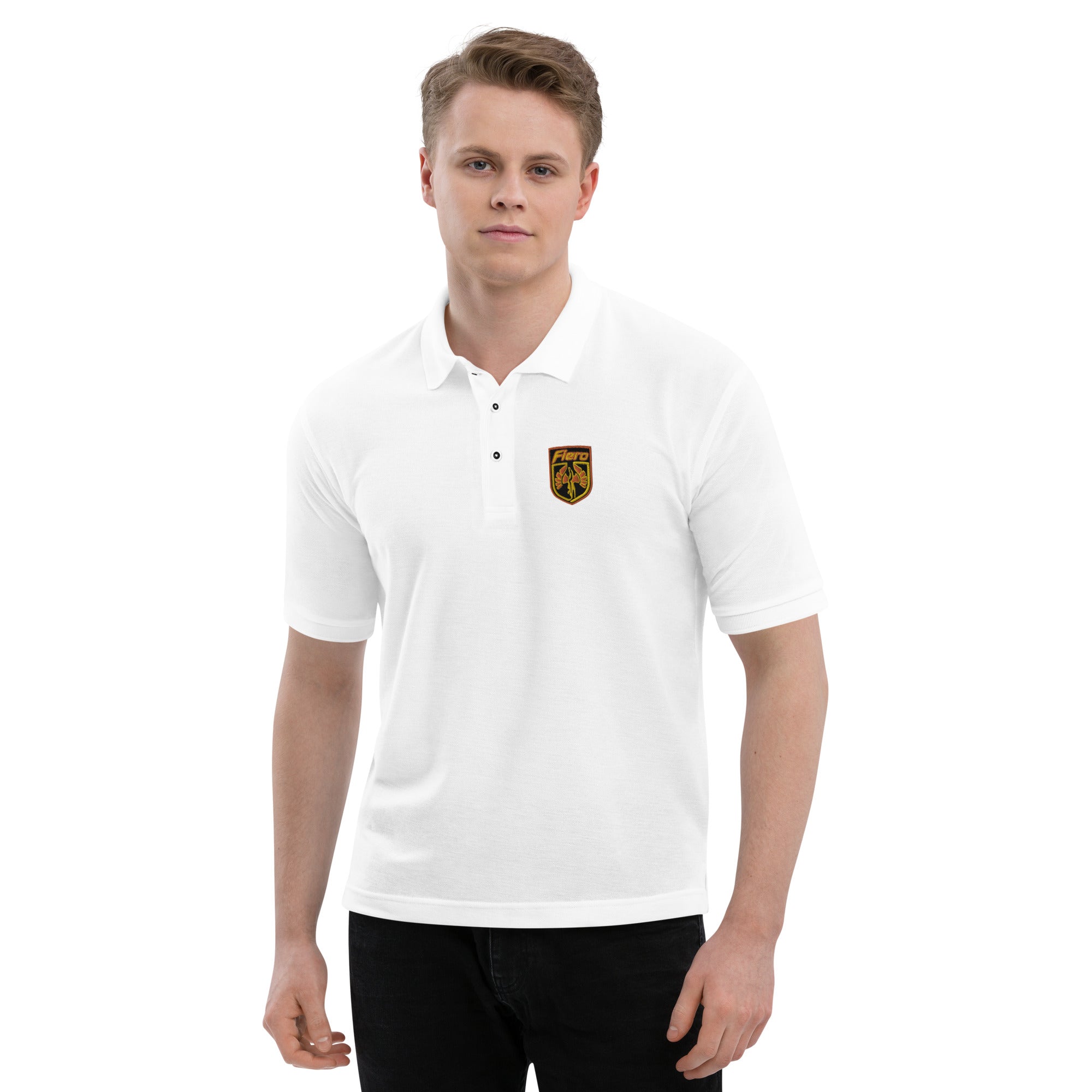 Fiero Embroidered Men's Premium Polo Shirt - Pontiac