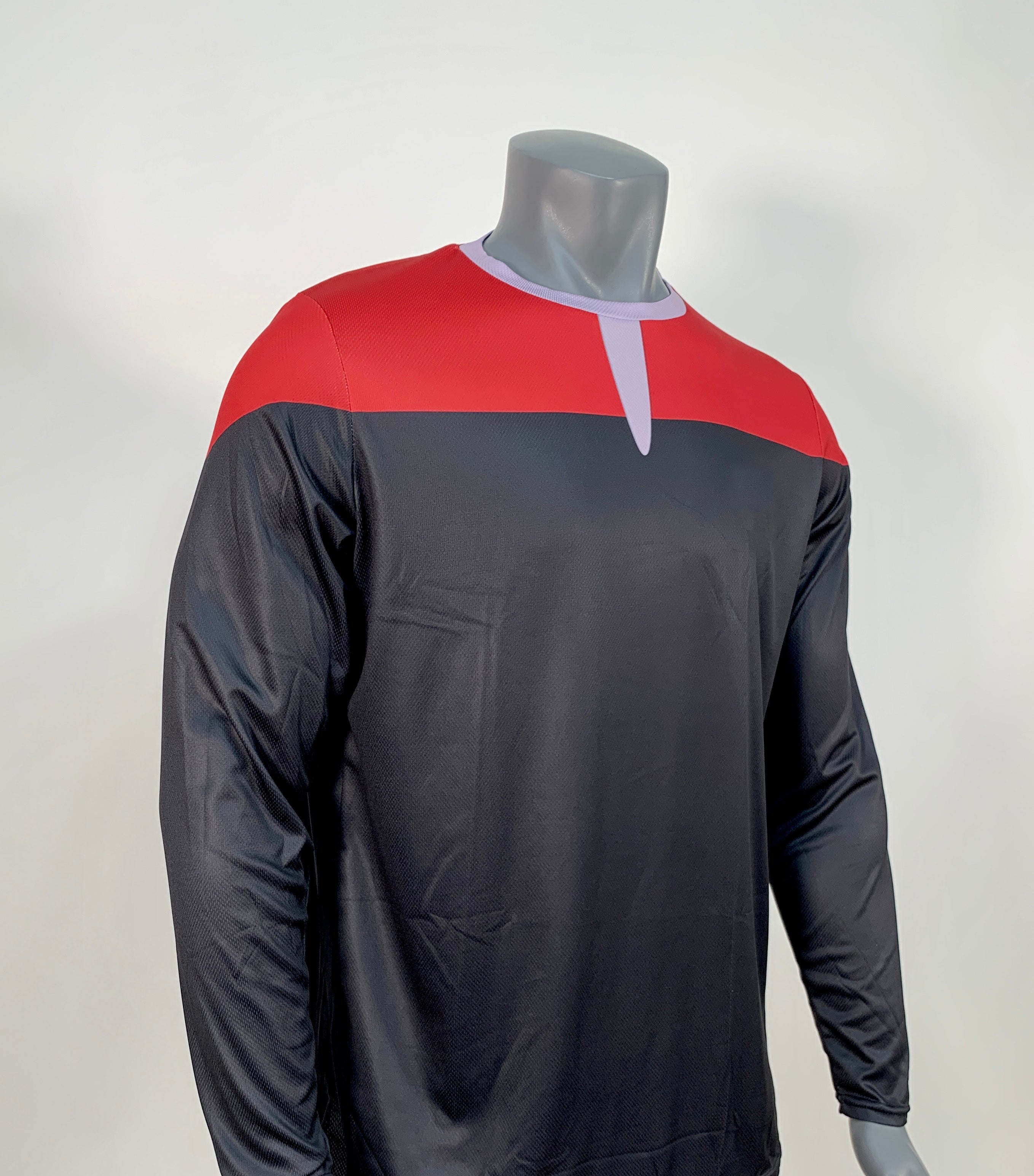 Voyager / DS9 Red Uniform Shirt - No Badge - Red